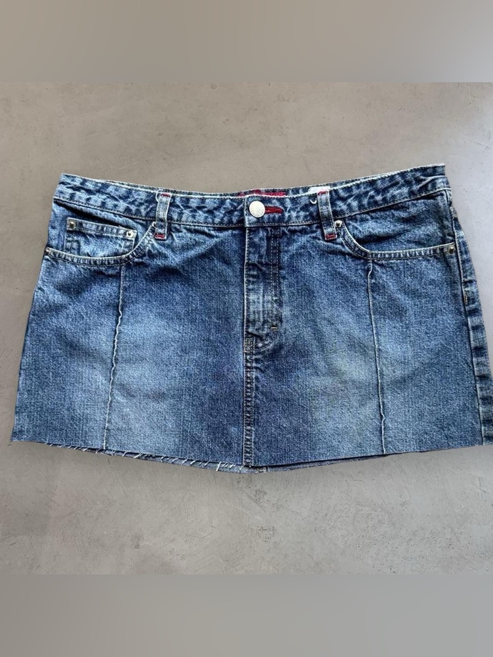 UNIONBAY Skirt Mini Denim Low Rise 2004